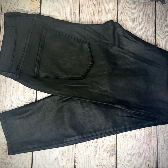 Abercrombie & Fitch Black Leather Super Skinny Jeans - Picture 5 of 5